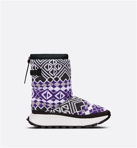 bottes de ski dior|Dior Snow Ski Ankle Boot Purple, Deep Gray and White CD .